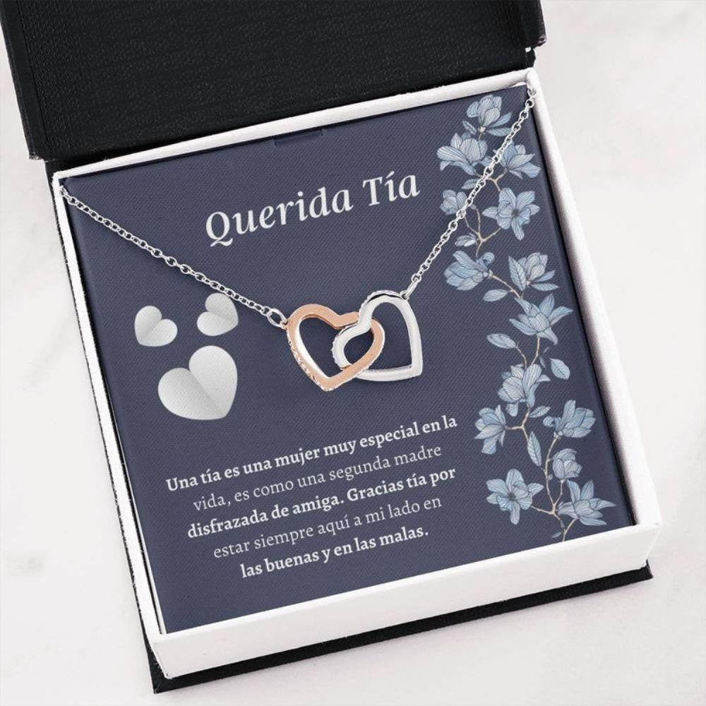 Aunt Necklace, Latina Aunt Gift � Collar Para Tia � Spanish Aunt Necklace � Strong Latina Woman � Loving Family