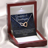 Thumbnail for Granddaughter Necklace, Grandfather & Granddaughter Necklace, Birthday Gift For Granddaughter From Grandpa