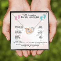 Thumbnail for Grandmother Necklace, To My Amazing Future Grandma Necklace � Grandmother Announcement � Grandma To Be Gift