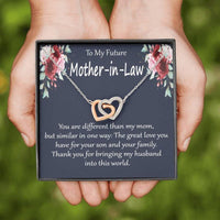 Thumbnail for Mother-in-law Necklace, Future Mother In Law Gift From Daughter In Law, Gift For Mother-in-Law, Mother Of The Bride Gift From Bride