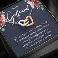 Thumbnail for Girlfriend Necklace Heart, Necklace For Girlfriend, Valentines Day Gift For Girlfriend, Birthday Necklace Gifts, Engagement Gifts For Girlfriend