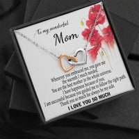 Thumbnail for Mom Necklace, Mom Gifts, Necklace For Mom, Mother Jewelry, Gift For Mom From Daughter,  Mom Christmas Necklace