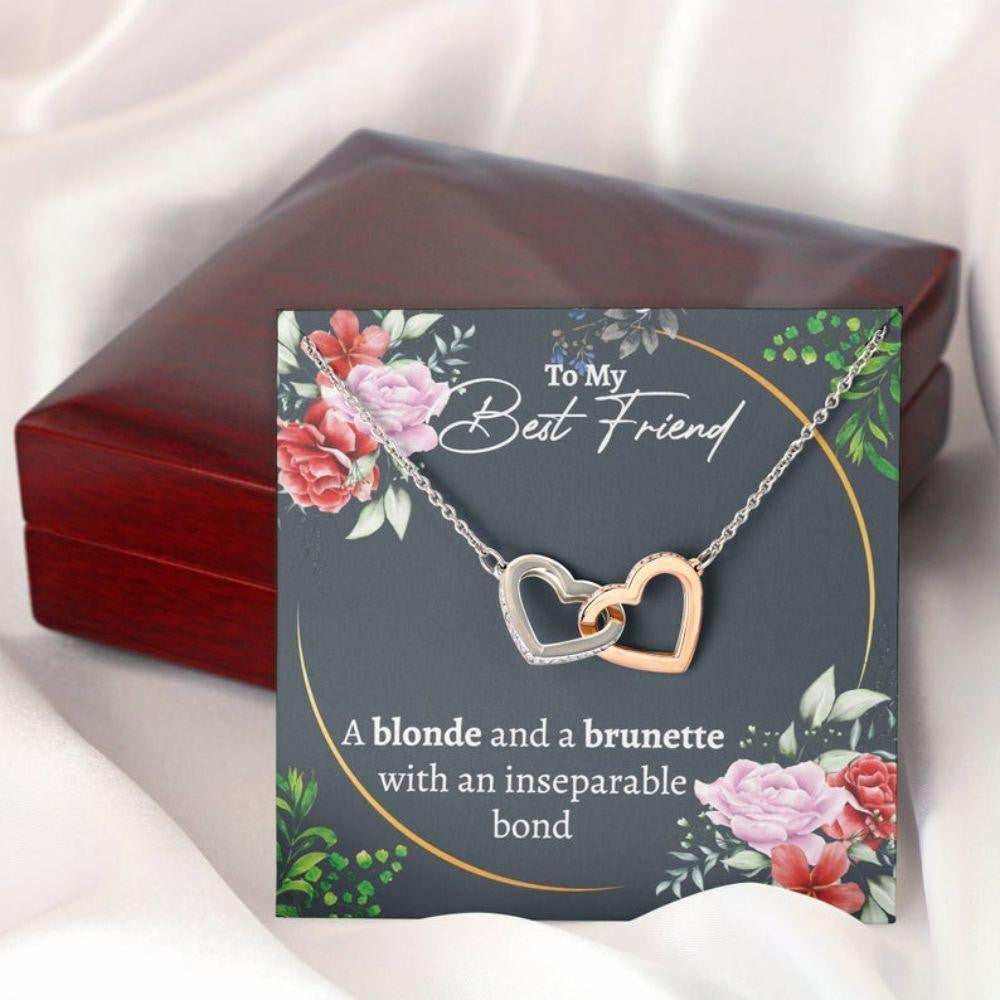 friend Necklace, Unique Best Friend Necklace Gift, Gift For Best Friends BFF Bestie Soul Sister