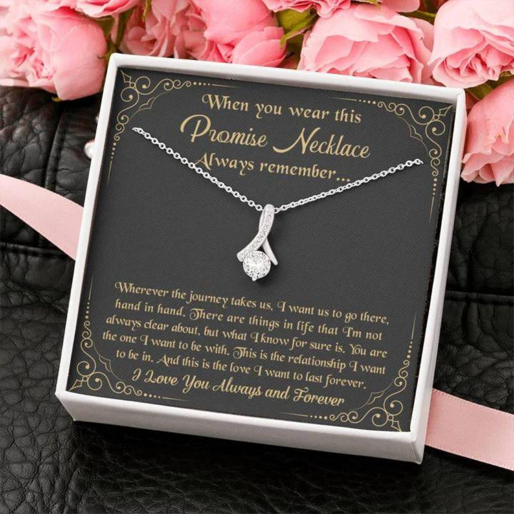 Girlfriend Necklace, Future Wife Necklace, Wife Necklace, Promise Necklace For Girlfriend From Boyfriend