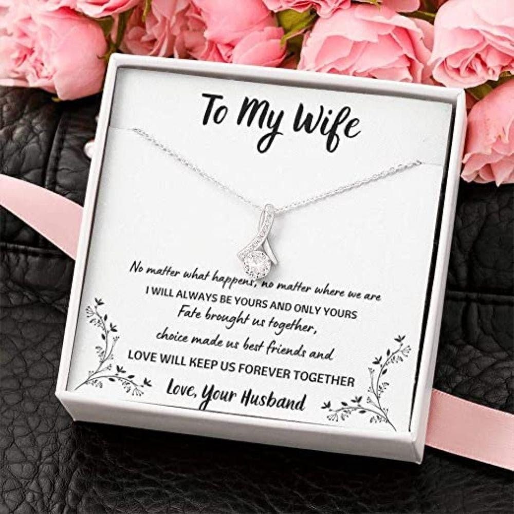 Wife Necklace, To My Wife �Forever Together� Necklace Gift For Wife. Wife Gift For Wife