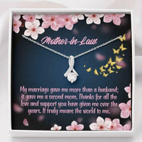 Thumbnail for Mom Necklace, Mother-in-law Necklace, Necklace Gift For Mother In Law My Marriage Gave Me Alluring Beauty Necklace