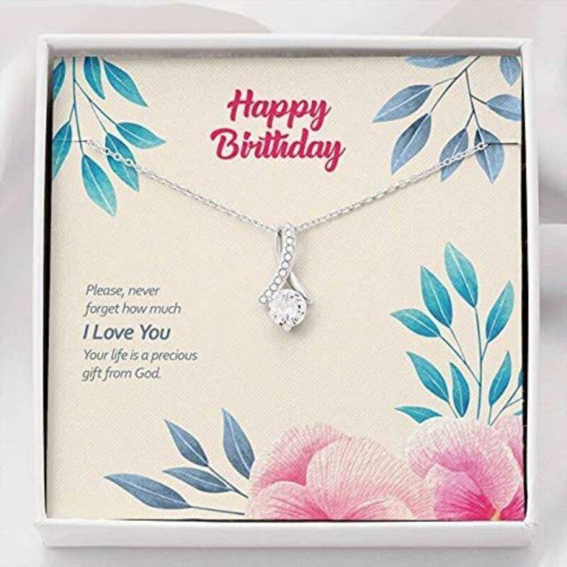 Wife Necklace, Happy Anniversary Necklace For Wife Girlfriend, The Words That I Have For You Love Always