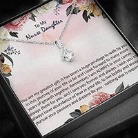 Thumbnail for Daughter Necklace, To My Nurse Daughter Necklace Gift For Daughter Love Always