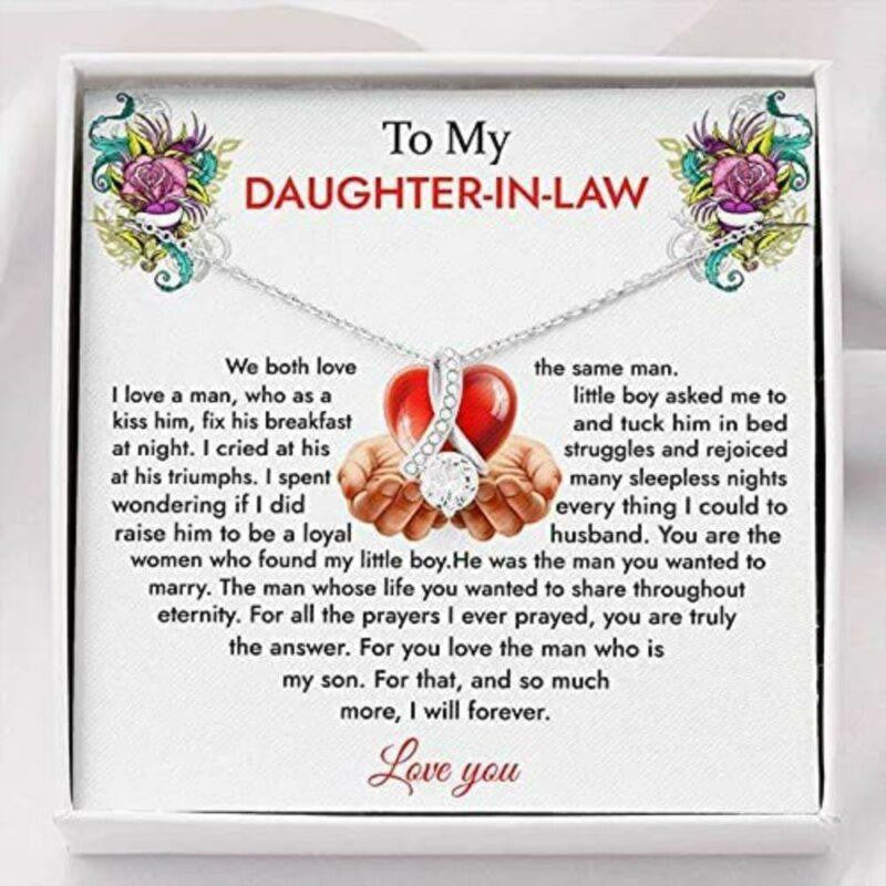 Daughter Necklace, Daughter-In-Law Necklace, To My Daughter-In-Law Necklace, Gift For Daughter Love Always