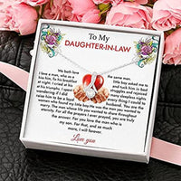 Thumbnail for Daughter Necklace, Daughter-In-Law Necklace, To My Daughter-In-Law Necklace, Gift For Daughter Love Always