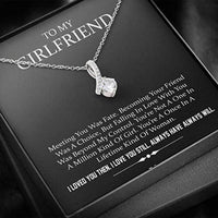 Thumbnail for Girlfriend Necklace, Future Wife Necklace, Necklace Gifts For Girlfriend, To My Girlfriend Necklace, Necklace For Women Necklace
