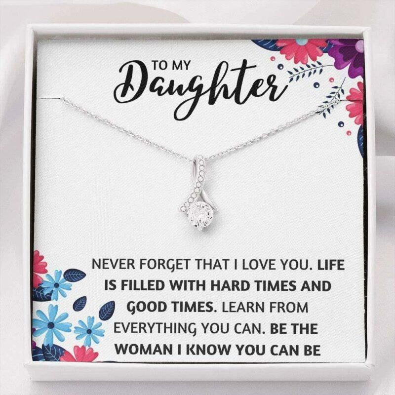 Daughter Necklace, To My Daughter Necklace � The Woman I Know You Can Be