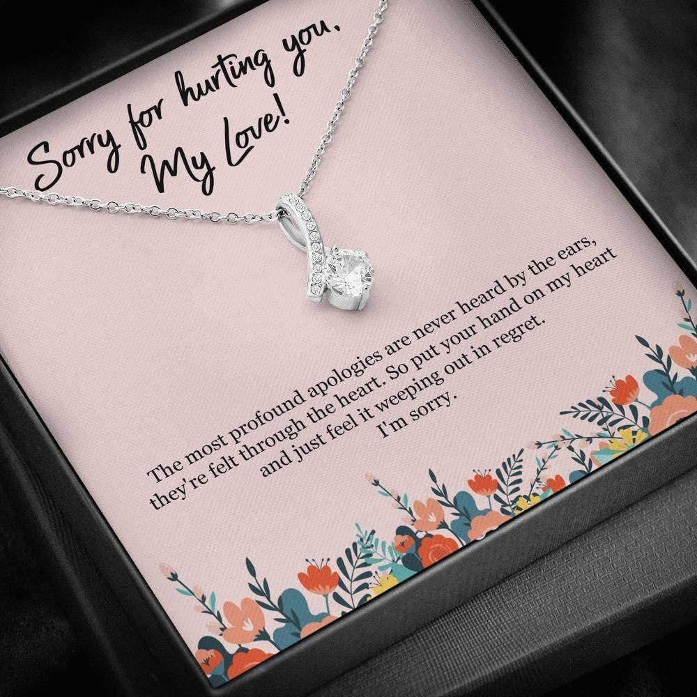 Girlfriend Necklace, Future Wife Necklace, Wife Necklace, Apology Necklace Gift For Her, I�m Sorry Gift