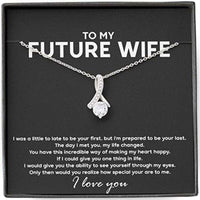 Thumbnail for Girlfriend Necklace, Future Wife Necklace, To My Future Wife Necklace Future Wife Gifts Necklace Future Wife Gifts Fiancee Gifts