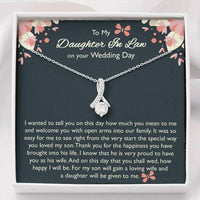Thumbnail for Daughter-In-Law Necklace, Bride Necklace Gift From Mother In Law, Daughter In Law Gift On Wedding Day