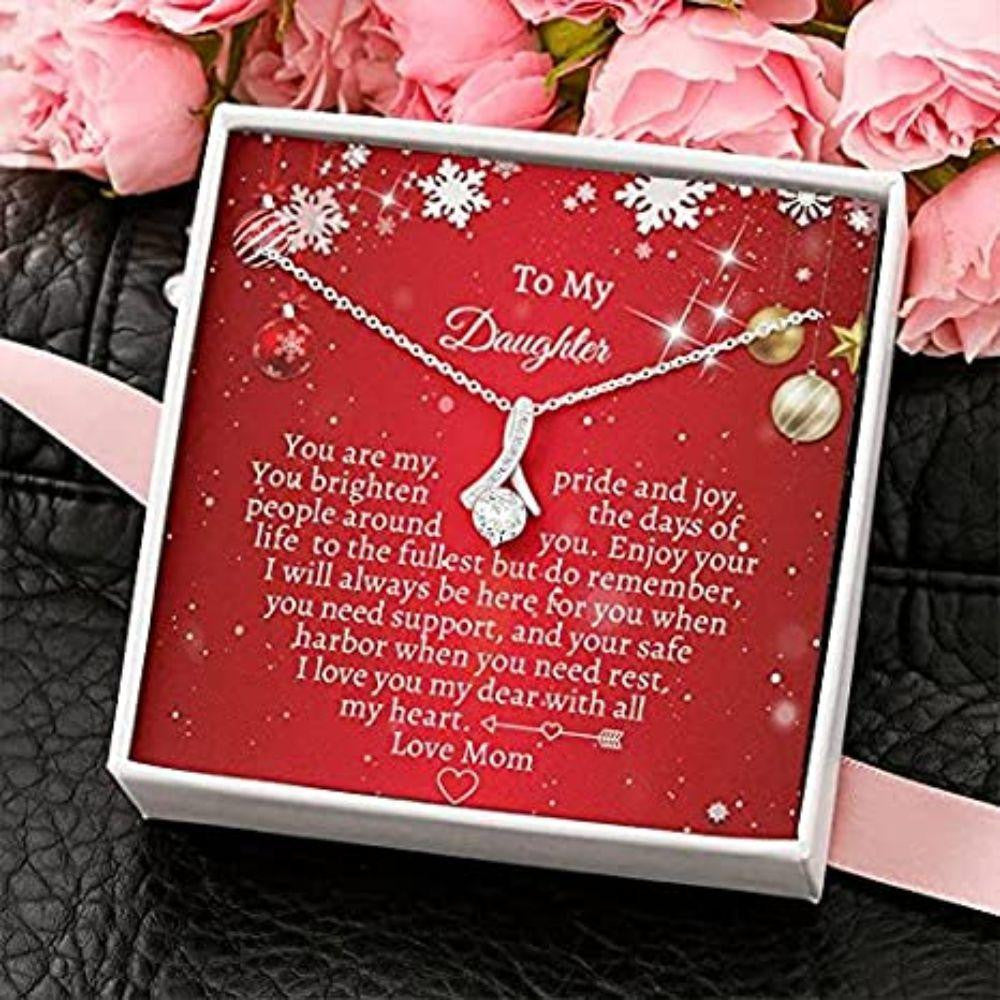 Daughter Necklace, To My Daughter Necklace Gift For Daughter From Mom Love Always