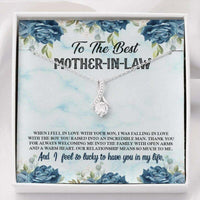 Thumbnail for Mom Necklace, Mother-in-law Necklace, To The Best Mother-in-Law Alluring Beauty Necklace Gift, Birthday Christmas Present