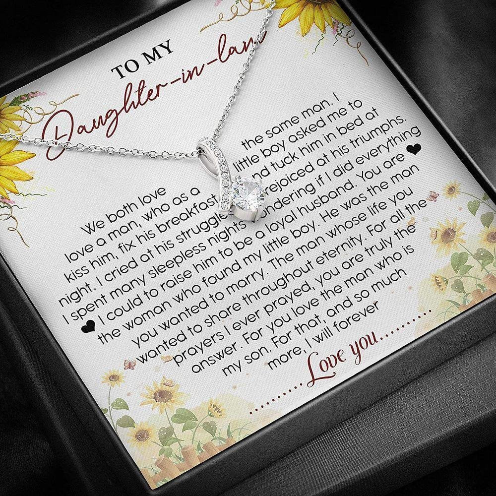 Daughter-In-Law Necklace, To My Daughter-in-Law Necklace � Gifts From Mother-in-law