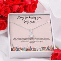 Thumbnail for Girlfriend Necklace, Apology Necklace Gift For Her, I�m Sorry Gift, Sorry Gift For Wife Girlfriend