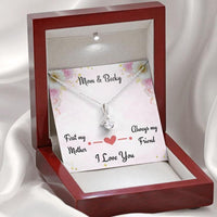 Thumbnail for Mom Necklace, First My Mom Always My Friend, Personalized Gift For Mom, Birthday Christmas Gift For Mom