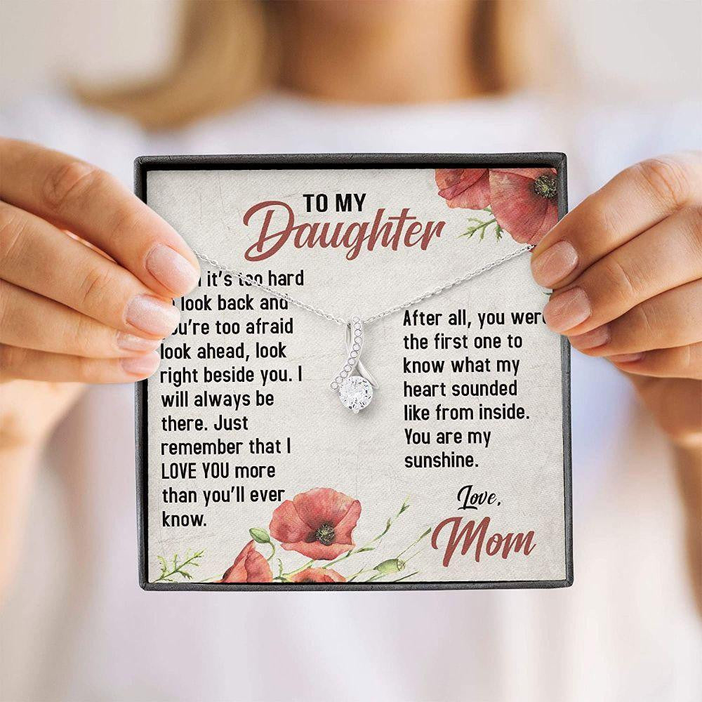 Daughter Necklace � To My Daughter Necklace � Necklace With Gift Box For Birthday Christmas