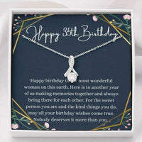 Thumbnail for Wife Necklace, 35th Birthday Necklace, 35th Birthday Gift For Her, Thirty Fifth Birthday Gift