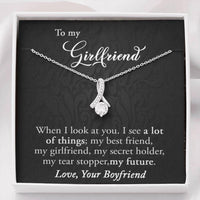 Thumbnail for Girlfriend Necklace � Girlfriend Gift, Gift For Girlfriend, Anniversary Necklace Gift For Girlfriend, Girlfriend Birthday Necklace Gift