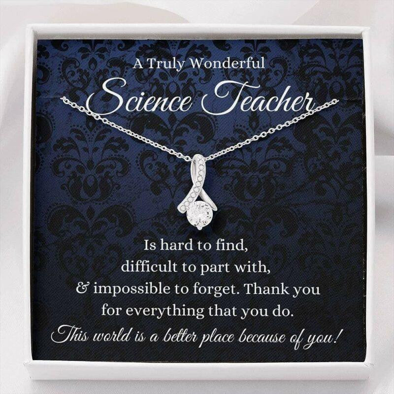 Necklace Gift For Science Teacher Christmas Gift, Chemistry, Biology Teacher Appreciation Necklace