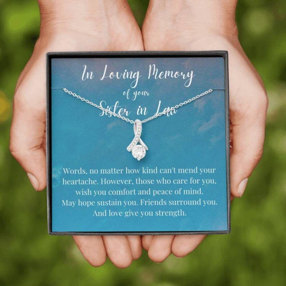 Loss Of Sister In Law Necklace Gift, Grief Gift, Sympathy Gift, Remembrance Gift, Memorial Necklace