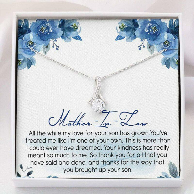 Mother-in-Law Necklace Gift � Thank You Mother Of The Groom Necklace