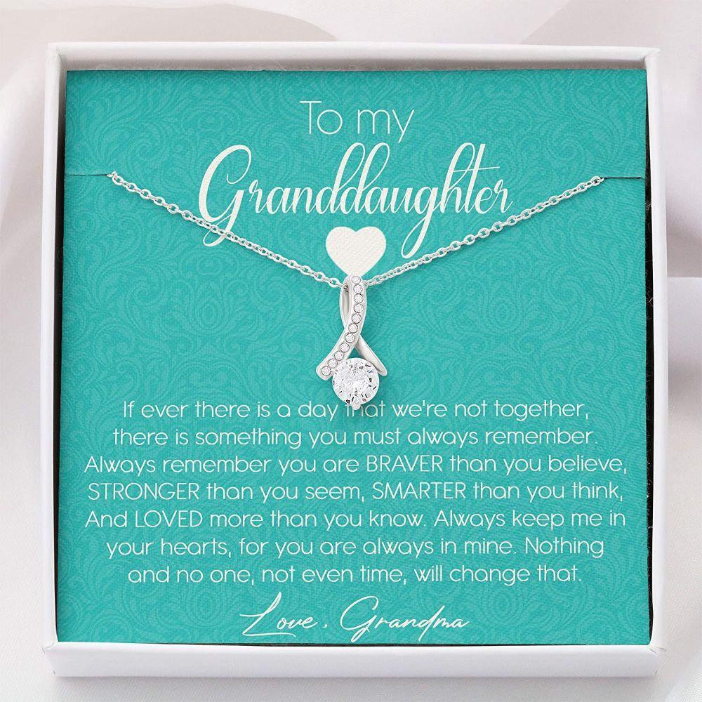 Granddaughter Necklace � To My Granddaughter Necklace With Gift Box For Birthday Christmas
