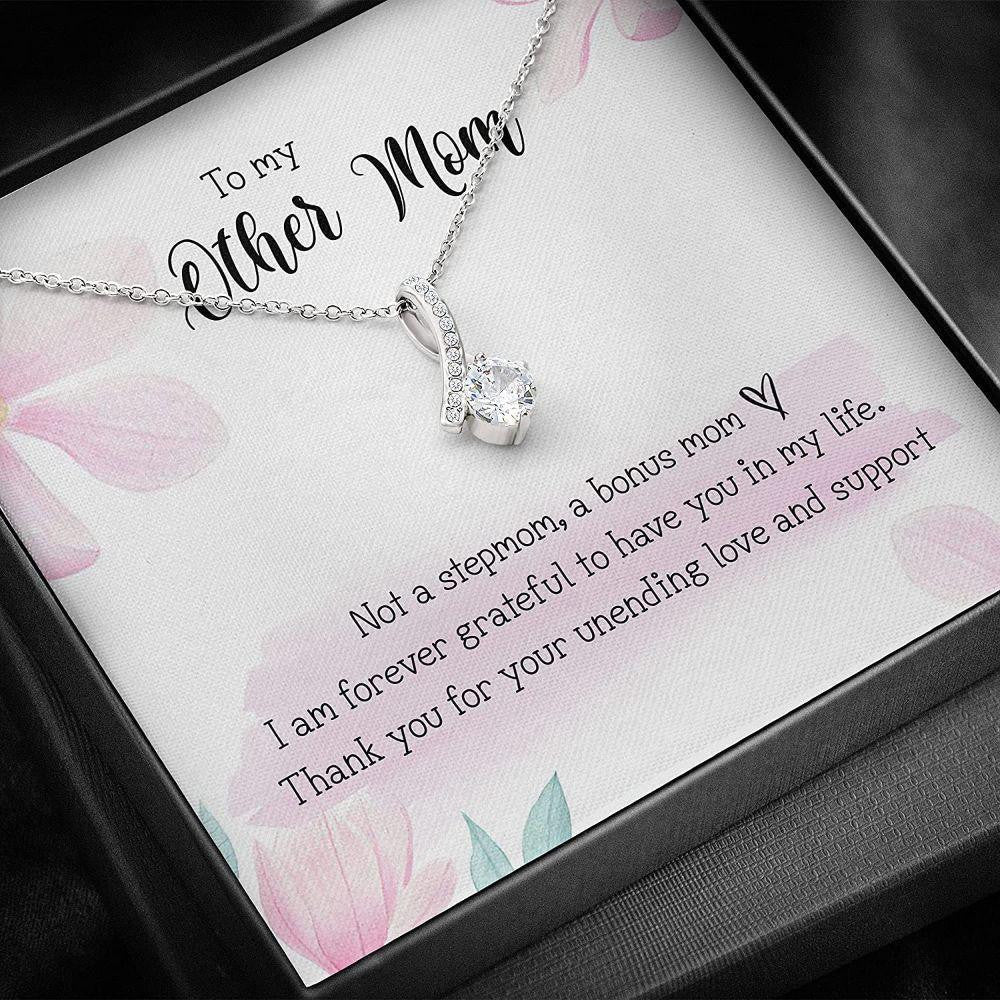 Mom Necklace, Stepmom Necklace, Other Mom Gift For Bonus Mom Necklace Thank Mom Gift Mother Day