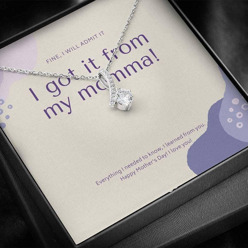 Mother In Law Necklace Gift, Bonus Mom Necklace Gift, Foster Mom, Mom Birthday