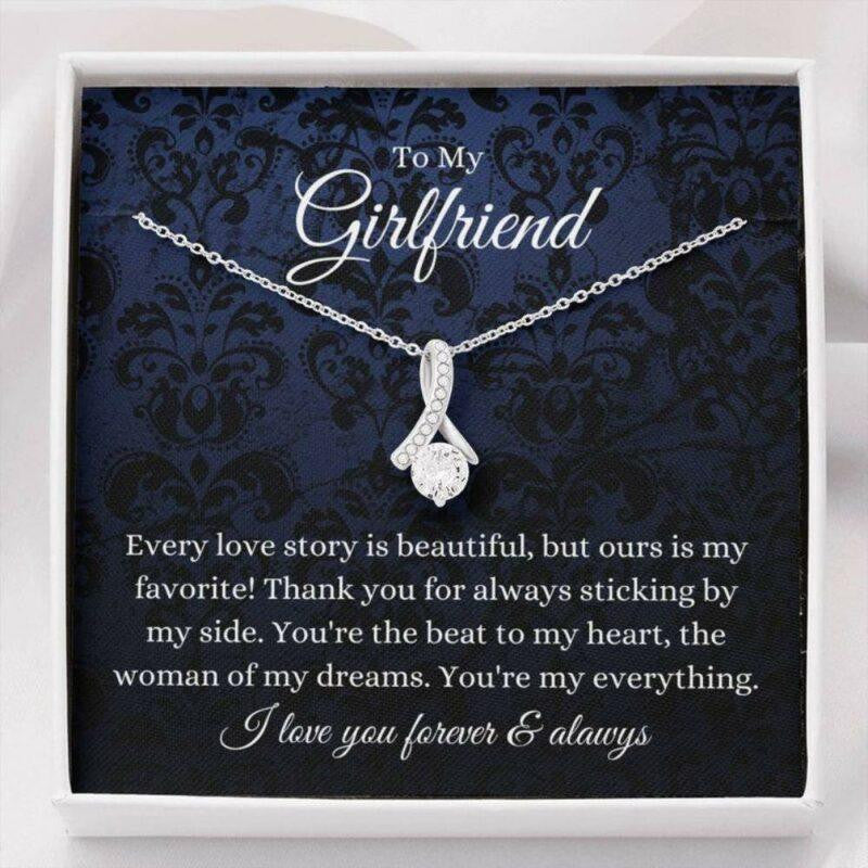 Girlfriend Necklace, Future Wife Necklace, To My Girlfriend Necklace, Anniversary Birthday Gift For Fiance
