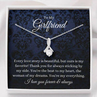 Thumbnail for Girlfriend Necklace, Future Wife Necklace, To My Girlfriend Necklace, Anniversary Birthday Gift For Fiance