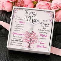 Thumbnail for Mom Necklace, Mom Gift From Son � Mother�s Day Gift Necklace With Card � Pretty Necklace � Sweet Mom Gifts