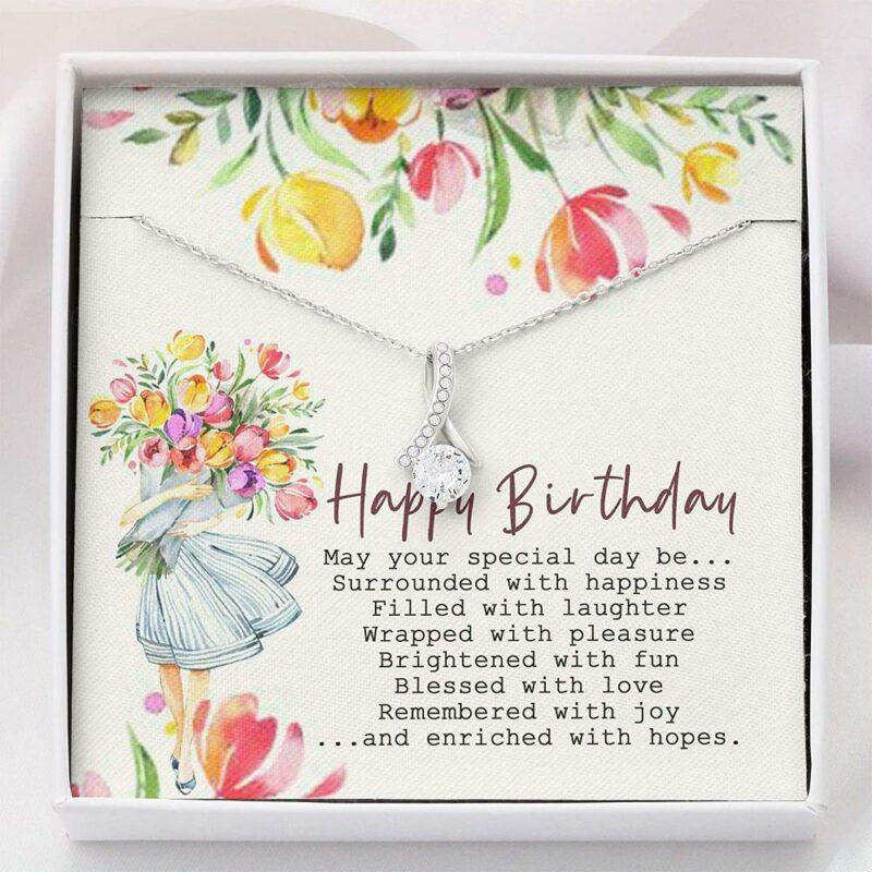 Friend Necklace, Necklace For Birthday � Necklace With Gift Box