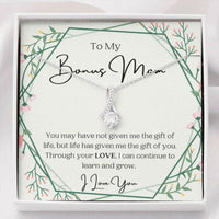 Thumbnail for Mom Necklace, Stepmom Necklace, To My Bonus Mom Necklace, Gift For Stepmom Gift From Bride