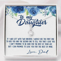 Thumbnail for Daughter Necklace, To My Daughter Necklace Gift � I Promise To Love You For The Rest Of My Life