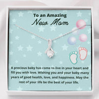 Thumbnail for Mom Necklace, Gift For New Mom Necklace First Time Mom To Be Gifts, Present For New Mom, Unique New Mom Gift