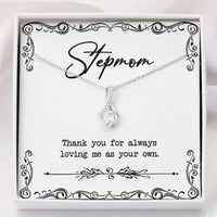 Thumbnail for Stepmom Necklace, To My Stepmom Necklace, Thank You Mom Necklace Step Mom