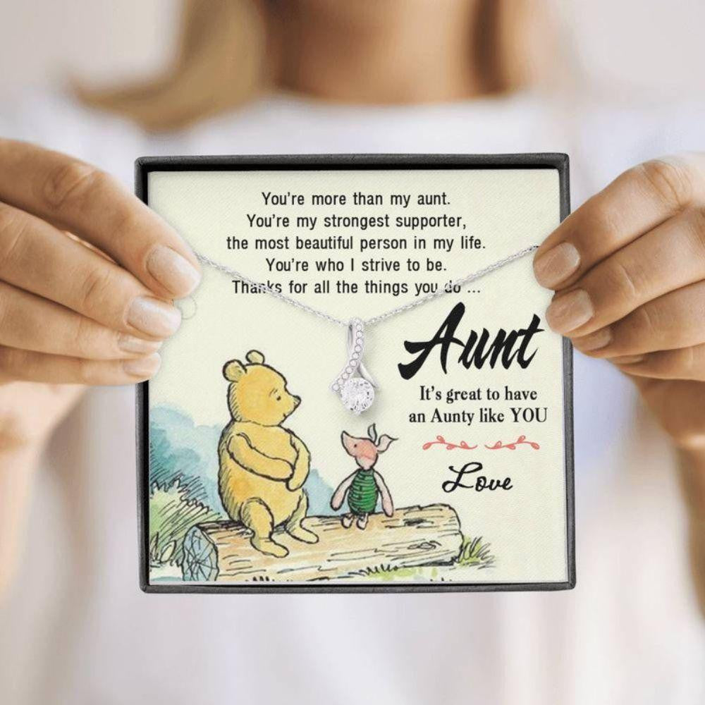 Aunt Necklace, To My Aunt Necklace With Thoughtful Card, Aunt Appreciation, Gift For Auntie, Aunty Gift, Mothers Day Gift For Aunt