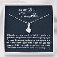 Thumbnail for Stepdaughter Necklace, Stepdaughter Gift, Bonus Daughter Gift, Necklace For Stepmom Present For Stepdaughter Daughter In Law