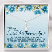 Thumbnail for Mother-in-law Necklace, To My Future Mother-In-Law Necklace Thank You Gift For Entrusting Me