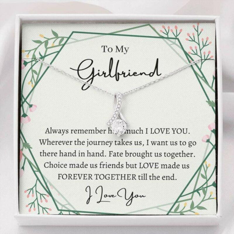 Girlfriend Necklace, Future Wife Necklace, To My Girlfriend Necklace, Forever Together, Birthday Gift For Girlfriend, Anniversary Gift
