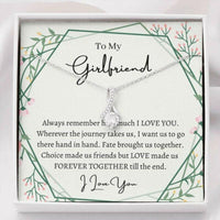 Thumbnail for Girlfriend Necklace, Future Wife Necklace, To My Girlfriend Necklace, Forever Together, Birthday Gift For Girlfriend, Anniversary Gift