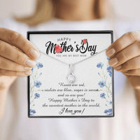 Thumbnail for Mom Necklace, Happy Mother?s Day Gift, Necklace For Mom, Lovely Message From Daughter To Mom On Mothers Day, Mom Gifts