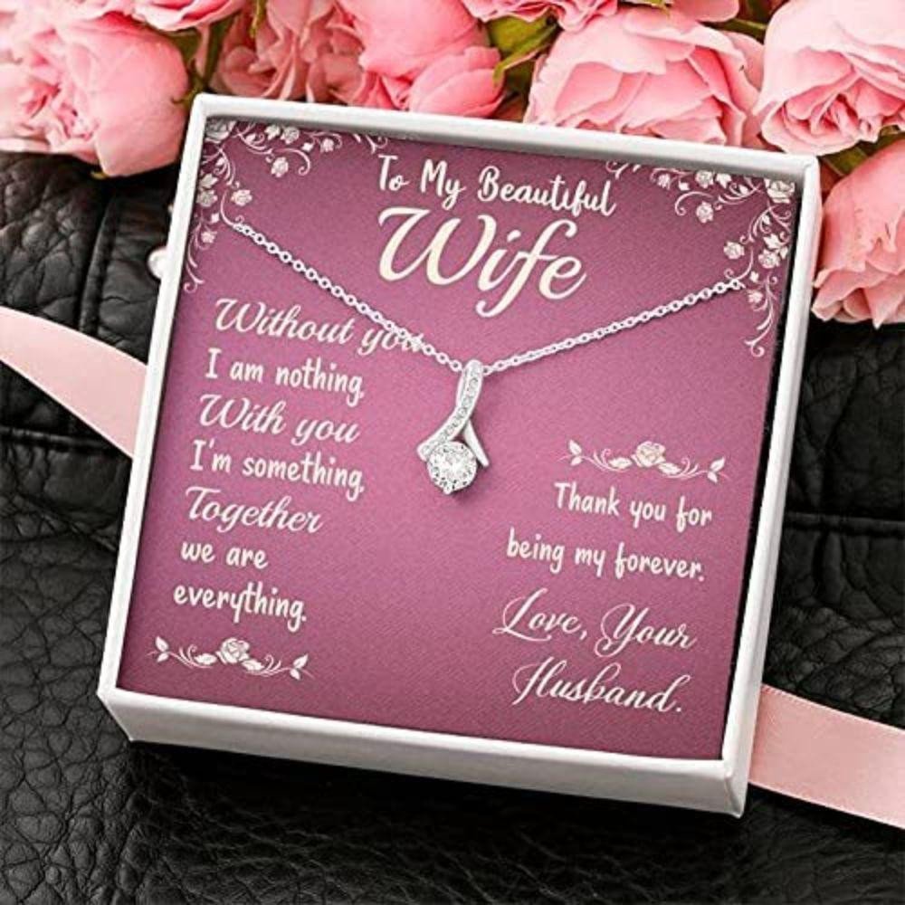 Mom Necklace, To My Mom Necklace Gift From Daughter � Thank You I Love You Forever Always