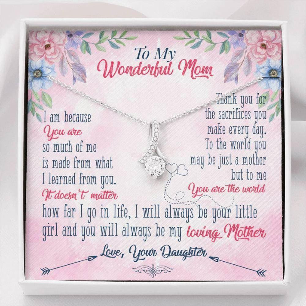 Mom Necklace, Gift For Mom, Mom Gift From Daughter Necklace, Gifts For Mom, Mother Necklace