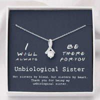 Thumbnail for Sister Necklace, Unbiological Sister Necklace � Best Friend Soul Sister Sister-in-law Gift